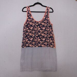 Joie Floral Silk Mix Print Boho Beach Scoop Neck‎ Shift Dress